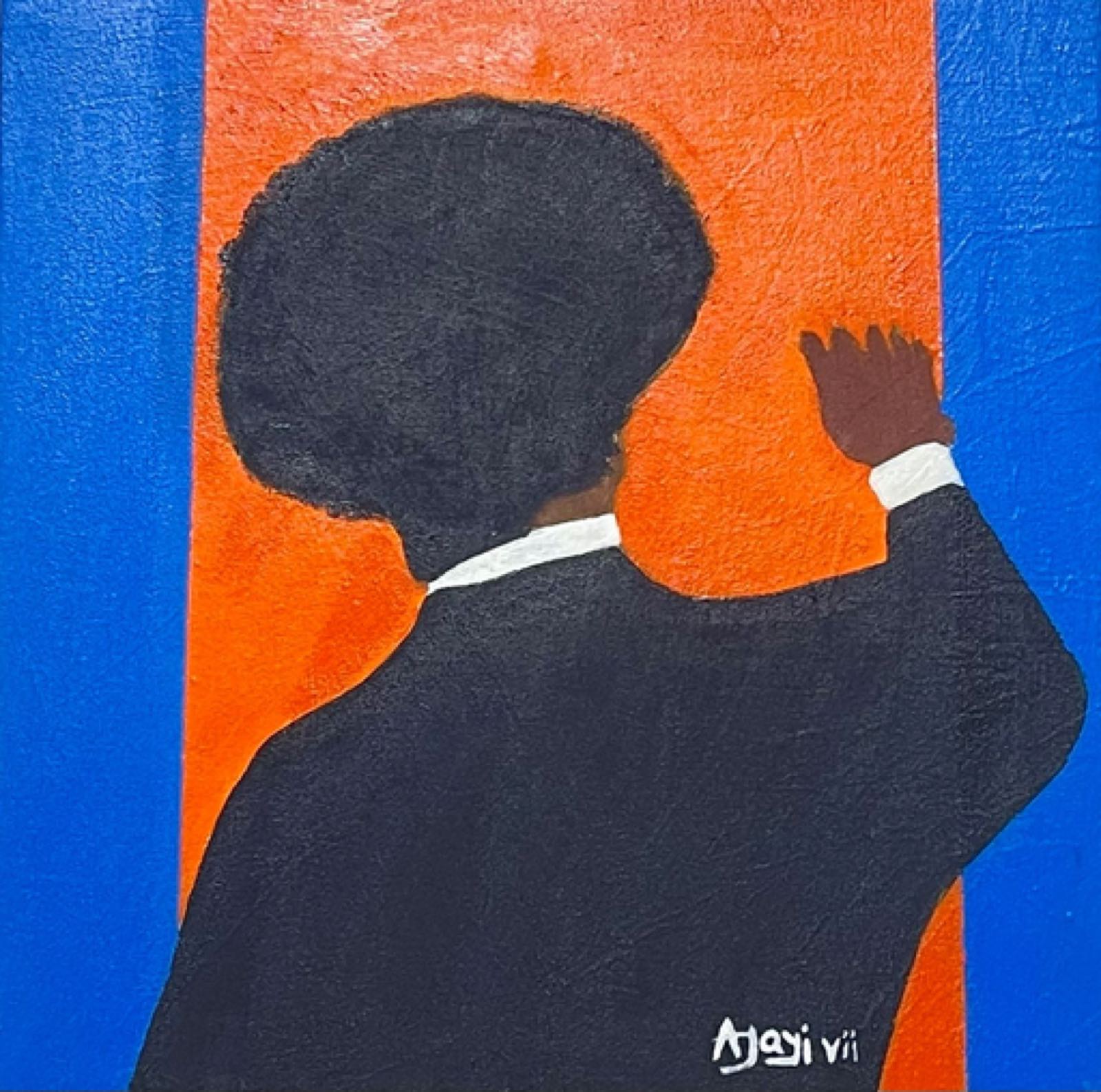 Calling, 2026, Acrylic on canvas, by Ajayi Damilare Elijah