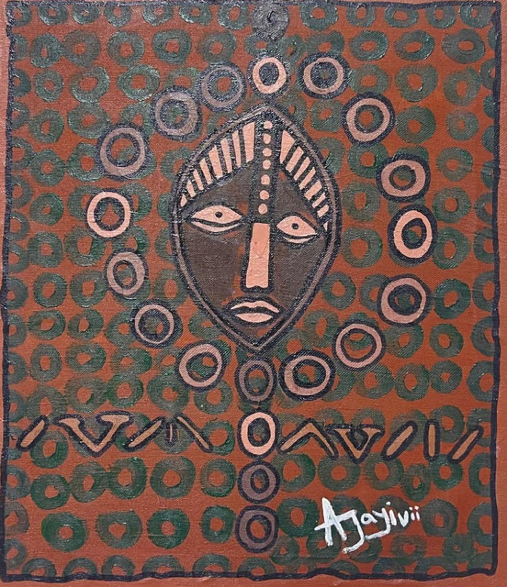Ojú Olówó Kì í Ṣe Tì Ẹlòmíràn, 2026, Acrylic on canvas, by Ajayi Damilare Elijah