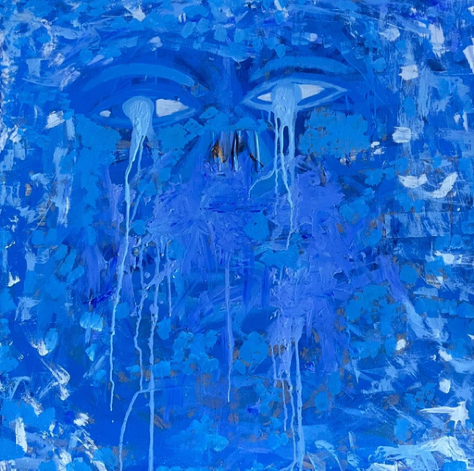 Untitled, 2024, Paper, acrylic on canvas, by Ajayi Damilare Elijah